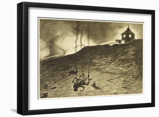 The War of the Worlds, The First Victims of the Martian Heat-Ray-Henrique Alvim Corr?a-Framed Art Print