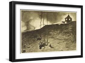 The War of the Worlds, The First Victims of the Martian Heat-Ray-Henrique Alvim Corr?a-Framed Art Print