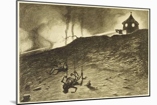 The War of the Worlds, The First Victims of the Martian Heat-Ray-Henrique Alvim Corr?a-Mounted Art Print