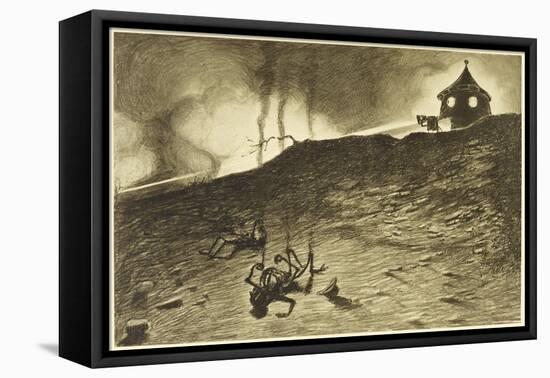 The War of the Worlds, The First Victims of the Martian Heat-Ray-Henrique Alvim Corr?a-Framed Stretched Canvas