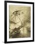 The War of the Worlds, The Martian Fighting-Machines in the Thames Valley-Henrique Alvim Corr?a-Framed Photographic Print
