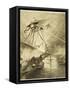 The War of the Worlds, The Martian Fighting-Machines in the Thames Valley-Henrique Alvim Corr?a-Framed Stretched Canvas