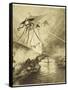 The War of the Worlds, The Martian Fighting-Machines in the Thames Valley-Henrique Alvim Corr?a-Framed Stretched Canvas