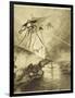 The War of the Worlds, The Martian Fighting-Machines in the Thames Valley-Henrique Alvim Corr?a-Framed Photographic Print