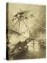 The War of the Worlds, The Martian Fighting-Machines in the Thames Valley-Henrique Alvim Corr?a-Stretched Canvas