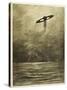 The War of the Worlds, The Martian Flying-Machine Over the English Channel-Henrique Alvim Corr?a-Stretched Canvas