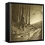 The War of the Worlds, The Martians are Seen to be Working by Night-Henrique Alvim Corr?a-Framed Stretched Canvas