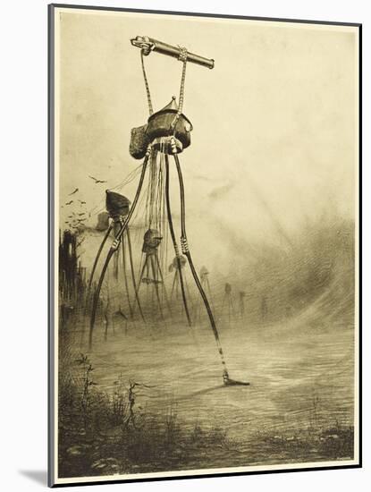 The War of the Worlds, The Martians Fire Their Gas- Guns-Henrique Alvim Corr?a-Mounted Photographic Print