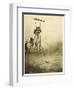 The War of the Worlds, The Martians Fire Their Gas- Guns-Henrique Alvim Corr?a-Framed Photographic Print