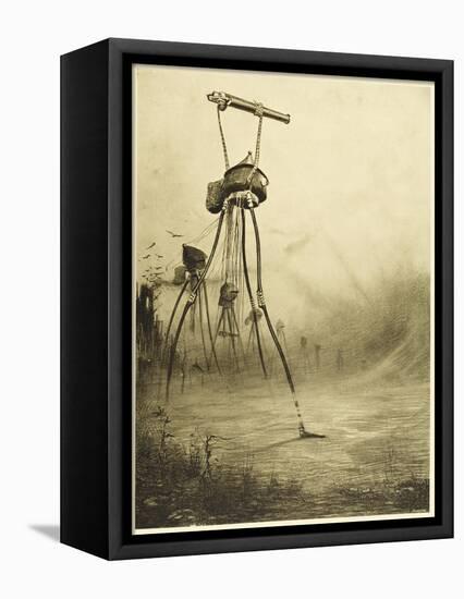 The War of the Worlds, The Martians Fire Their Gas- Guns-Henrique Alvim Corr?a-Framed Stretched Canvas