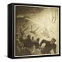 The War of the Worlds, The Martians, Heat-Ray Disperses the Crowd-Henrique Alvim Corr?a-Framed Stretched Canvas