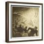 The War of the Worlds, The Martians, Heat-Ray Disperses the Crowd-Henrique Alvim Corr?a-Framed Art Print