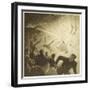 The War of the Worlds, The Martians, Heat-Ray Disperses the Crowd-Henrique Alvim Corr?a-Framed Art Print