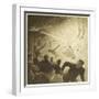 The War of the Worlds, The Martians, Heat-Ray Disperses the Crowd-Henrique Alvim Corr?a-Framed Art Print