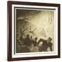 The War of the Worlds, The Martians, Heat-Ray Disperses the Crowd-Henrique Alvim Corr?a-Framed Art Print