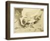 The War of the Worlds, The Mysterious "Thing" That Has Landed in the Sand-Pits-Henrique Alvim Corr?a-Framed Art Print