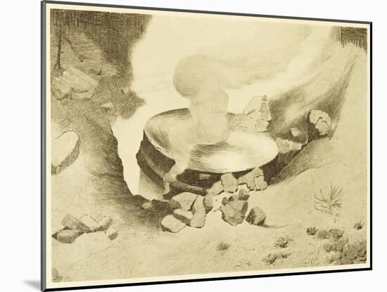 The War of the Worlds, The Mysterious "Thing" That Has Landed in the Sand-Pits-Henrique Alvim Corr?a-Mounted Art Print