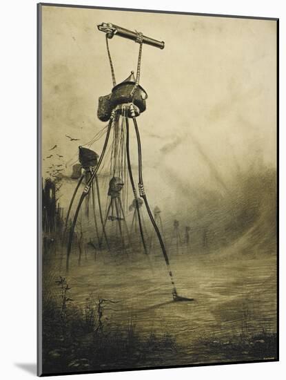 The War Of the Worlds-Henrique Alvim-Correa-Mounted Giclee Print