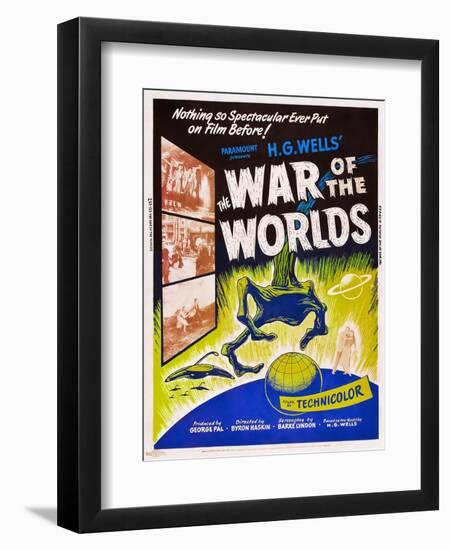 The War of the Worlds-null-Framed Art Print