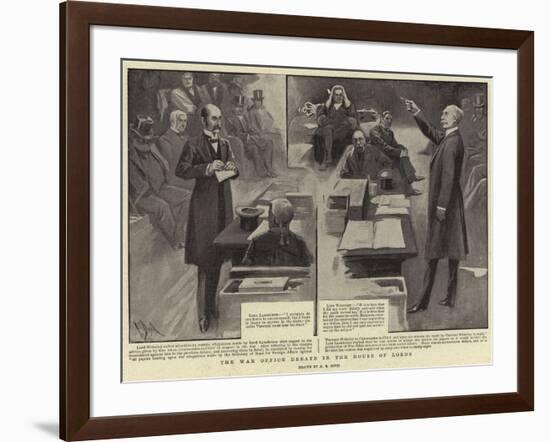 The War Office Debate in the House of Lords-Alexander Stuart Boyd-Framed Giclee Print