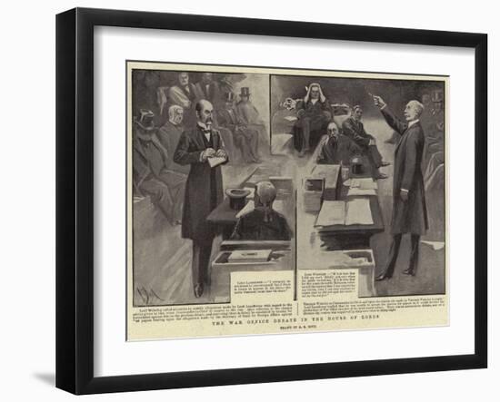 The War Office Debate in the House of Lords-Alexander Stuart Boyd-Framed Giclee Print