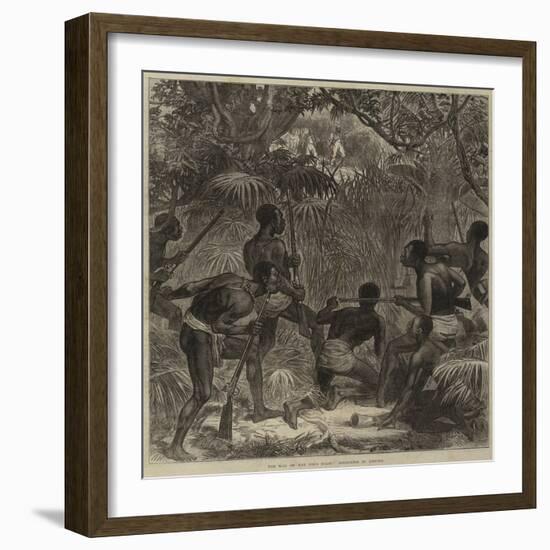 The War on the Gold Coast, Ashantees in Ambush-Arthur Hopkins-Framed Giclee Print