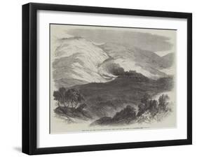 The War on the Punjaub Frontier, the Village and Fort of Dilboree-null-Framed Giclee Print