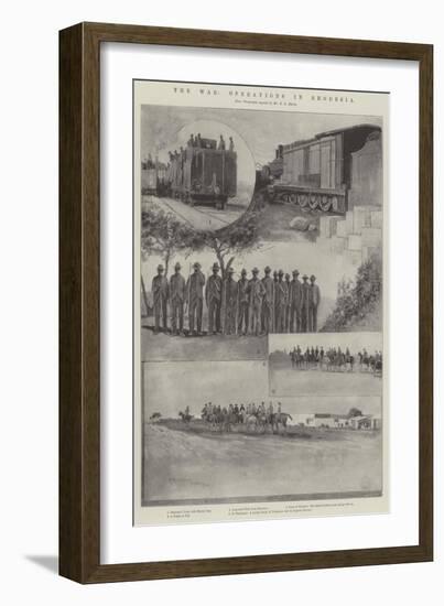 The War, Operations in Rhodesia-Henry Charles Seppings Wright-Framed Giclee Print