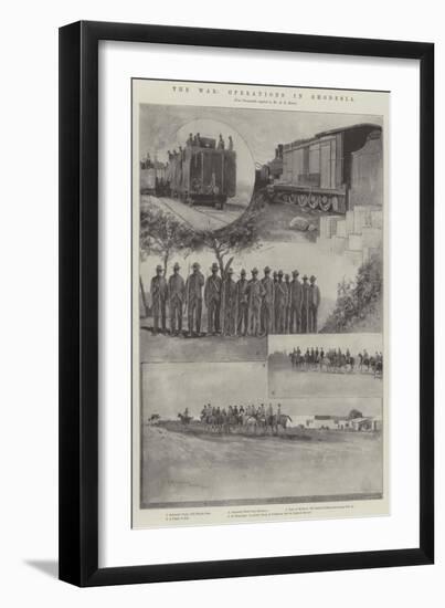 The War, Operations in Rhodesia-Henry Charles Seppings Wright-Framed Giclee Print