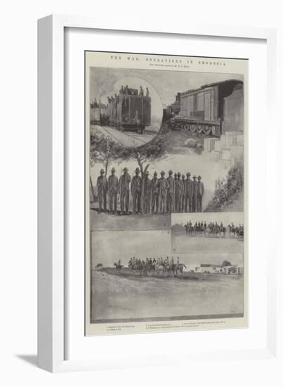 The War, Operations in Rhodesia-Henry Charles Seppings Wright-Framed Giclee Print