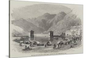 The War, Port and Lake of Como-Samuel Read-Stretched Canvas