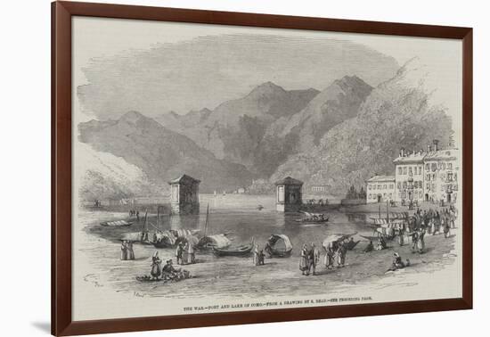 The War, Port and Lake of Como-Samuel Read-Framed Giclee Print