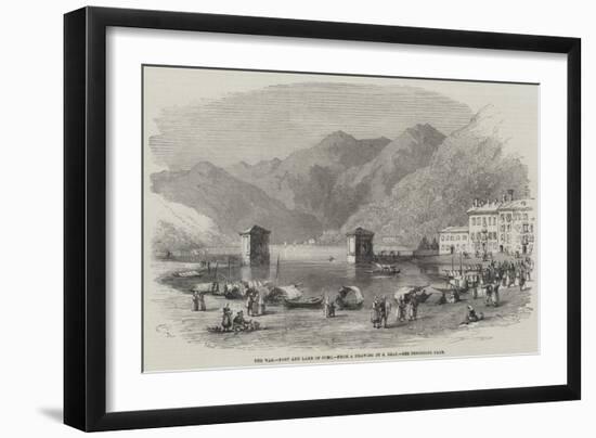 The War, Port and Lake of Como-Samuel Read-Framed Giclee Print