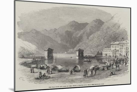 The War, Port and Lake of Como-Samuel Read-Mounted Giclee Print