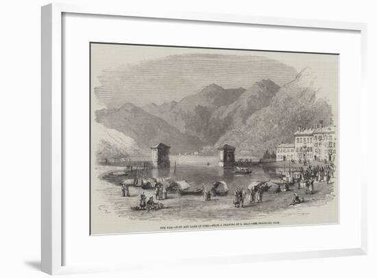 The War, Port and Lake of Como-Samuel Read-Framed Giclee Print