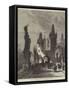 The War, Prague, the Chief City of Bohemia-Samuel Read-Framed Stretched Canvas