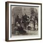 The War, Praying for Victory in the Church of Notre Dame Des Victoires at Paris-null-Framed Giclee Print