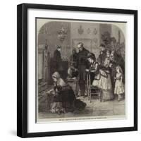 The War, Praying for Victory in the Church of Notre Dame Des Victoires at Paris-null-Framed Giclee Print