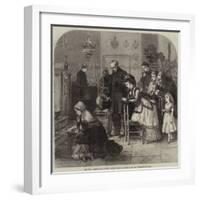 The War, Praying for Victory in the Church of Notre Dame Des Victoires at Paris-null-Framed Giclee Print