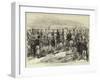 The War, Prince Charles of Roumania Decorating Soldiers Who Have Been under Fire-null-Framed Giclee Print