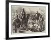 The War, Prussian Guard at Versailles Bringing in Cattle-null-Framed Giclee Print