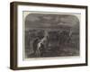 The War, Prussian Provision-Train Camping on the Field of Sadowa-null-Framed Giclee Print