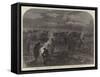 The War, Prussian Provision-Train Camping on the Field of Sadowa-null-Framed Stretched Canvas