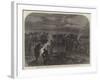 The War, Prussian Provision-Train Camping on the Field of Sadowa-null-Framed Giclee Print