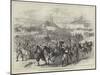 The War, Retreat of the Turkish Army from Tersenek, Artillery Covering the Retreat-null-Mounted Giclee Print