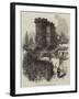 The War, Ruins of the Castle of Ligny-null-Framed Giclee Print