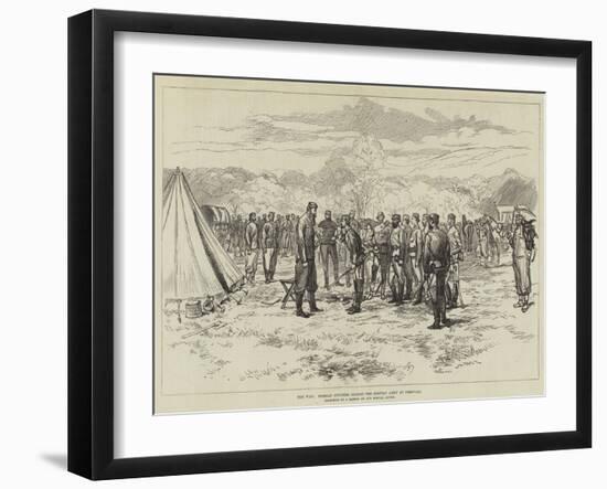 The War, Russian Officers Joining the Servian Army at Greovatz-null-Framed Giclee Print