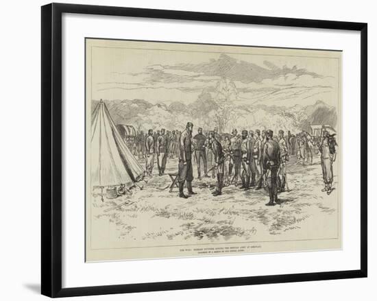 The War, Russian Officers Joining the Servian Army at Greovatz-null-Framed Giclee Print