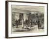 The War, Russian Troops at the Railway Station, Jassy-null-Framed Giclee Print