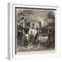 The War, Shooting Wounded Horses after a Battle-null-Framed Giclee Print